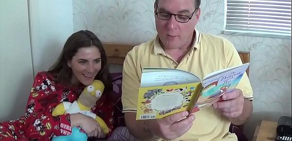  Dad Reading Fairy Tales To Slutty Daughter